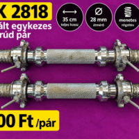 REK 2818 használt 28 mm-es egykezes súlyzórúd pár 35 cm